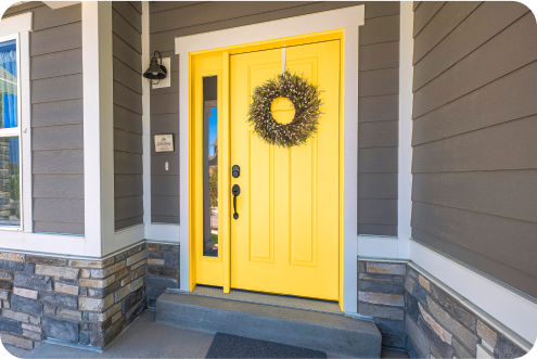 Image of an entrance to a house.